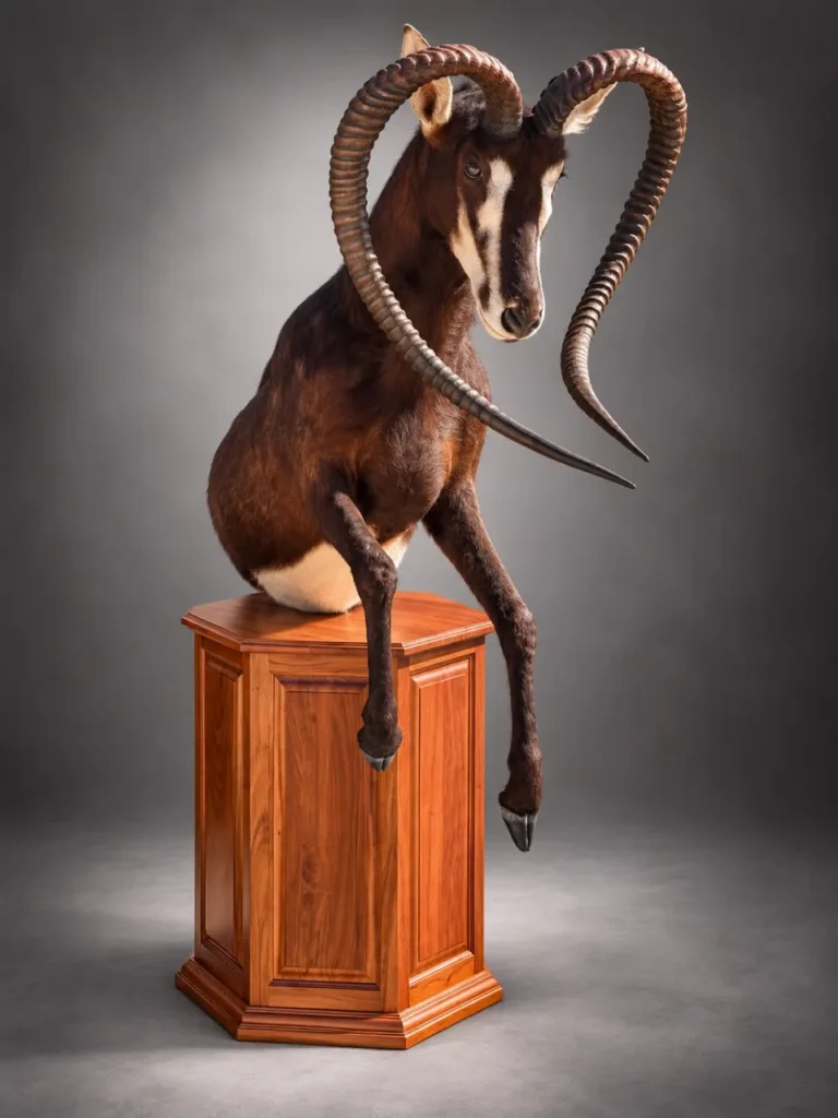 Custom Mounts · Pedestal Mounts by Savuti Taxidermy