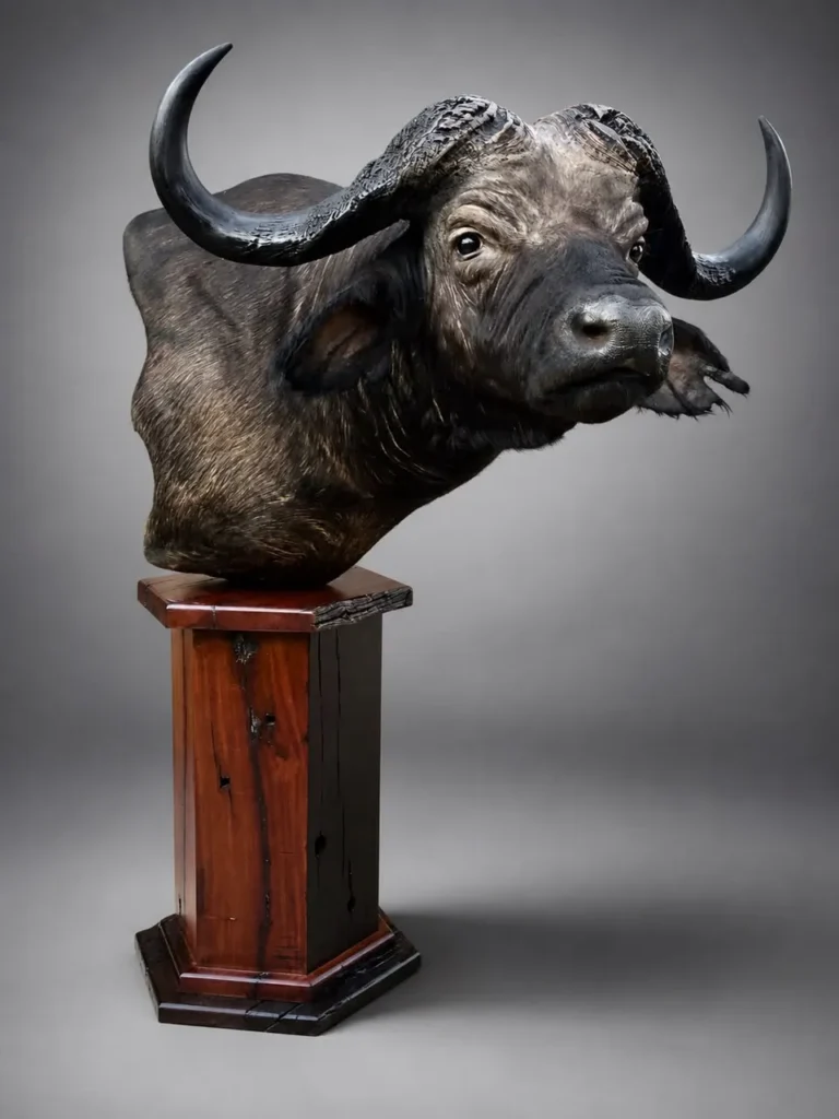 Pedestal Mounts by Savuti Taxidermy